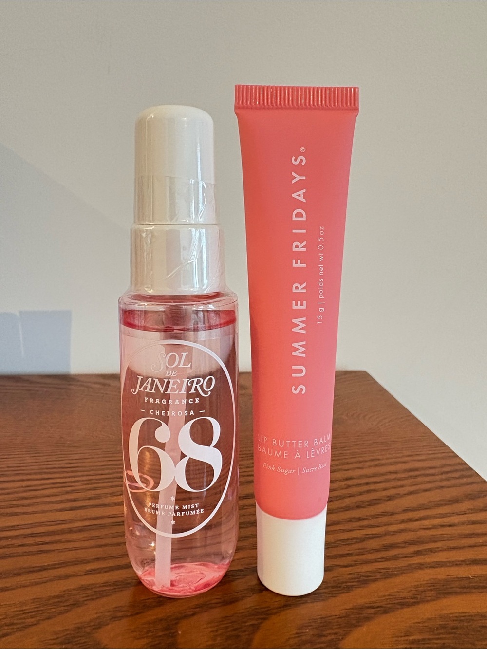 Sol de Janeiro 68 Mist + Summer Fridays Pink Sugar Lip Butter Balm Bundle – New
